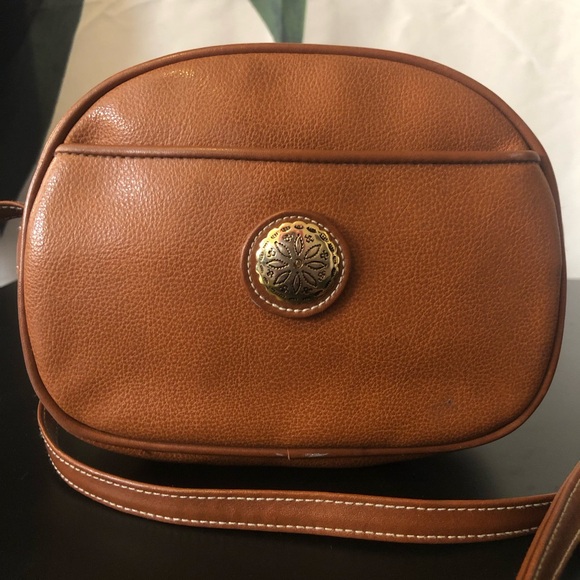 Vintage Handbags - Mini Boho Faux Leather Western Crossbody Satchel